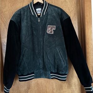 Vintage Disney Tigger One & Only Suede Leather Varsity Jacket Mens XL Y2K 90s